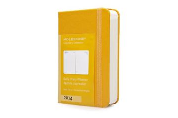 portada Moleskine Extra Small 12 Months 2014 Daily Diary - Golden Yellow (Moleskine Diaries)