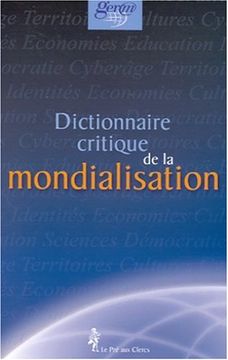 portada Dictionnaire Critique de la Mondialisation