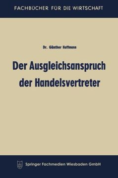 portada Der Ausgleichsanspruch der Handelsvertreter (Fachbücher für die Wirtschaft) (German Edition)