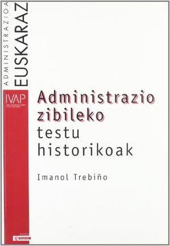 portada Administrazio Zibileko Testu Historikoak (Adm. Euskar) (in Basque)