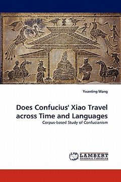 portada does confucius' xiao travel across time and languages (en Inglés)