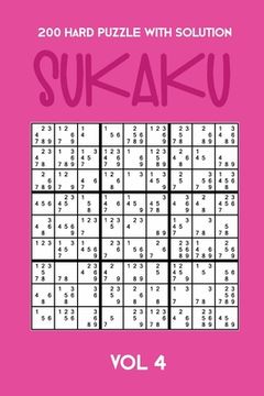 portada 200 Hard Puzzle With Solution Sukaku Vol 4: Challenging Sudoku variation, puzzle booklet, 2 puzzles per page (en Inglés)