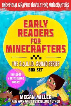 portada Early Readers for Minecrafters--The S.Q.U.I.D. Squad Box Set: Unofficial Graphic Novels for Minecrafters (Includes 6 Best Selling Books) (en Inglés)
