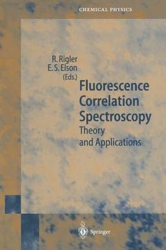 portada Fluorescence Correlation Spectroscopy: Theory and Applications (en Inglés)
