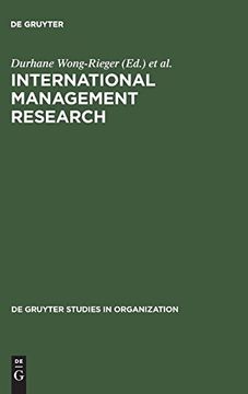 portada International Management Research: Looking to the Future (en Inglés)