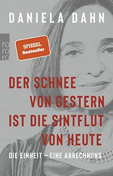 portada Der Schnee von Gestern ist die Sintflut von Heute: Die Einheit - Eine Abrechnung (in German)