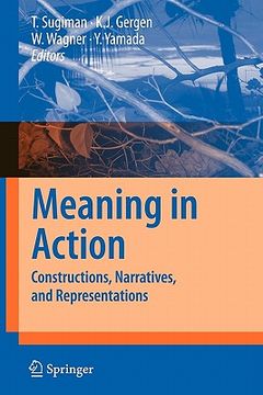 portada meaning in action: constructions, narratives, and representations (en Inglés)