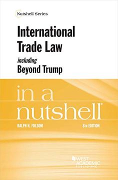 portada International Trade Law, Including Beyond Trump, in a Nutshell (Nutshell Series) (in English)