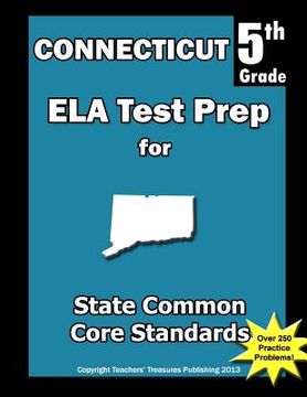 portada Connecticut 5th Grade ELA Test Prep: Common Core Learning Standards (en Inglés)