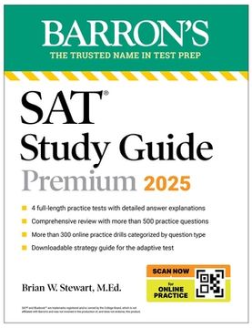portada Digital SAT Study Guide Premium, 2025: 4 Practice Tests + Comprehensive Review + Online Practice
