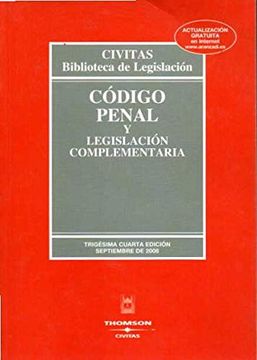 portada codigo penal y legislacion complementaria