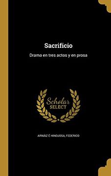 portada Sacrificio: Drama en Tres Actos y en Prosa