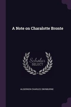 portada A Note on Charalotte Bronte (in English)