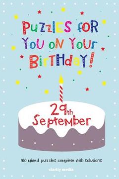 portada Puzzles for you on your Birthday - 29th September (en Inglés)