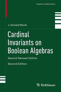 portada Cardinal Invariants on Boolean Algebras: Second Revised Edition (Progress in Mathematics) (in English)
