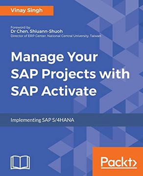 portada Manage Your sap Projects With sap Activate: Implementing sap s (en Inglés)