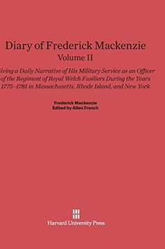 portada Diary of Frederick Mackenzie, Volume ii, Diary of Frederick Mackenzie Volume ii (en Inglés)