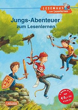 portada Lesemaus zum Lesenlernen Sammelbände: Jungs-Abenteuer zum Lesenlernen 