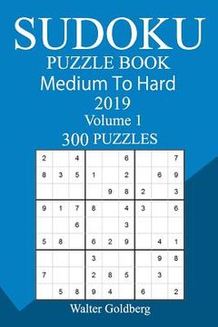 portada 300 Medium to Hard Sudoku Puzzle Book 2019