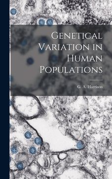 portada Genetical Variation in Human Populations