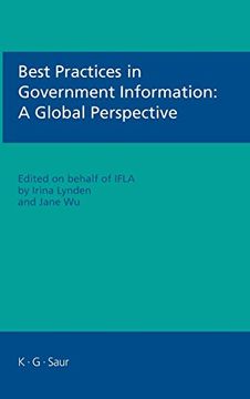 portada Best Practices in Government Information: A Global Perspective (en Inglés)