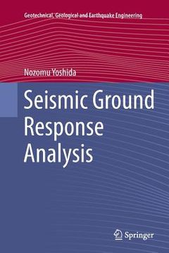portada Seismic Ground Response Analysis (en Inglés)