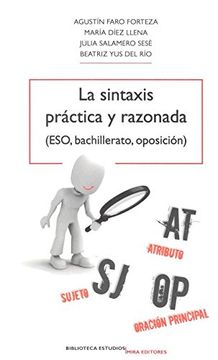 portada La Sintaxis Práctica y Razonada (Eso, Bachillerato, Oposición)