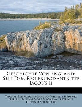 portada geschichte von england: seit dem regierungsantritte jacob's ii (en Inglés)