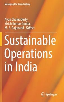 portada Sustainable Operations in India (en Inglés)