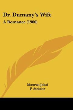 portada dr. dumany's wife: a romance (1900) (in English)