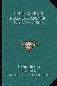 portada letters from malabar and on the way (1909) (en Inglés)