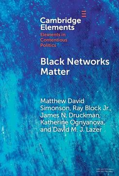 portada Black Networks Matter (en Inglés)