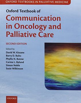 portada Oxford Textbook of Communication in Oncology and Palliative Care (Oxford Textbooks in Palliative Medicine) (en Inglés)