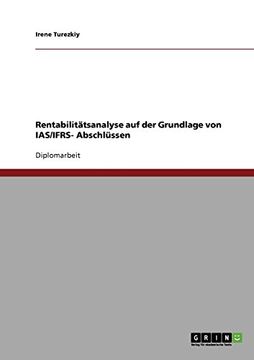 portada Rentabilitätsanalyse auf der Grundlage von IAS/IFRS- Abschlüssen (German Edition)