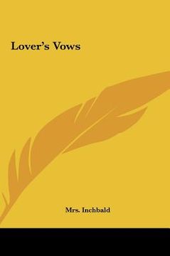 portada lover's vows (en Inglés)