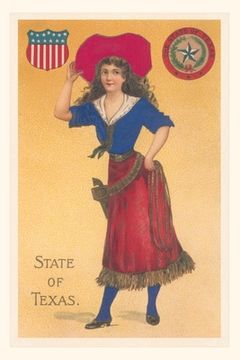 portada Vintage Journal State of Texas Lady (en Inglés)