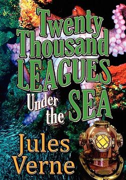 portada twenty thousand leagues under the sea (en Inglés)