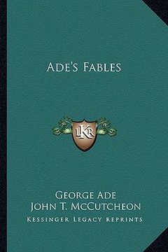 portada ade's fables (en Inglés)