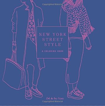 portada New York Street Style: A Coloring Book (Street Style Coloring Books) (en Inglés)
