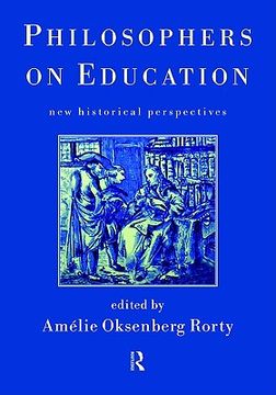 portada philosophers on education: new historical perspectives (en Inglés)