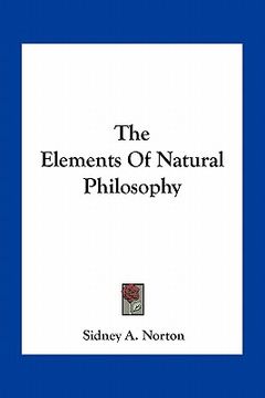portada the elements of natural philosophy (en Inglés)