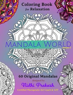 portada Mandala Activity Book!! 60 Magnificent Original Mandalas Digitally hand drawn by a Certified Therapeutic Art Coach & Certified Zentangle Teacher! Mand