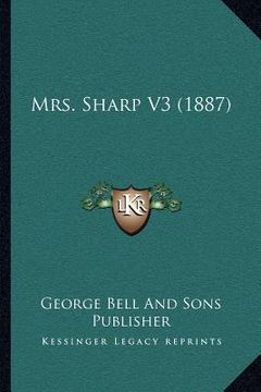 portada mrs. sharp v3 (1887) (in English)