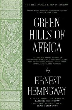 portada Green Hills of Africa (Hemingway Library Edition) (en Inglés)