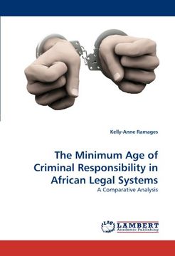 portada the minimum age of criminal responsibility in african legal systems (en Inglés)