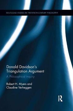portada Donald Davidson’S Triangulation Argument: A Philosophical Inquiry (Routledge Studies in Twentieth-Century Philosophy) (in English)