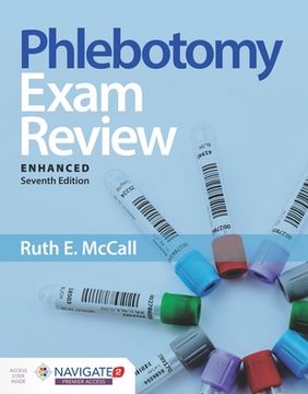 portada Phlebotomy Exam Review, Enhanced Edition (en Inglés)