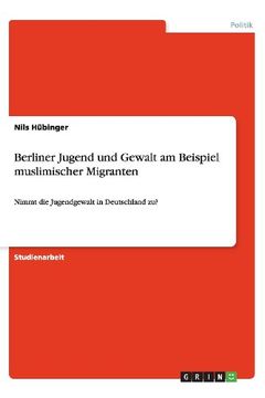 portada Berliner Jugend und Gewalt am Beispiel muslimischer Migranten (German Edition)