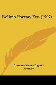 portada religio poetae, etc. (1907) (in English)