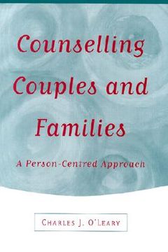 portada counselling couples and families: a person-centred approach (en Inglés)